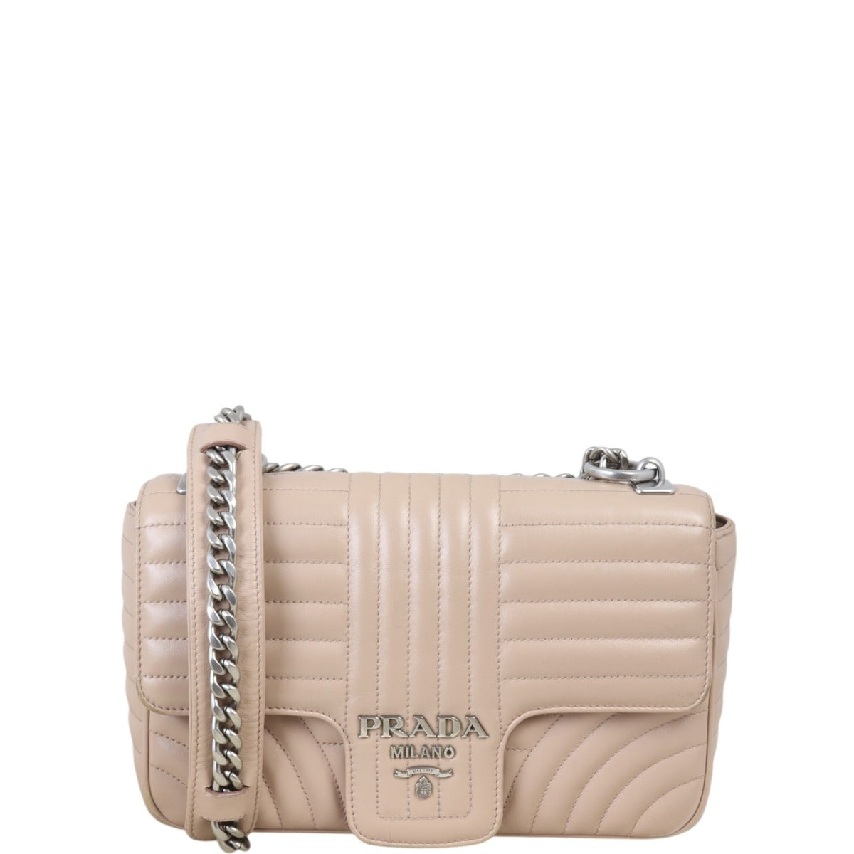 Prada Crossbody Bag Diagramme Shoulder Bag Pink Medium
