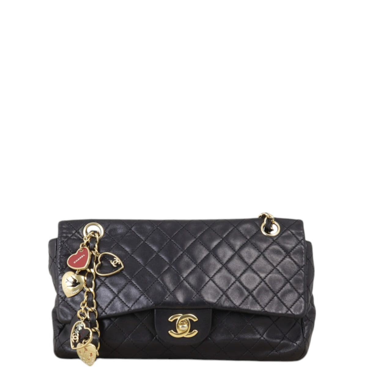 Chanel Valentine Flap Bag Quilted Black Crossbody Bag Bag 15012025