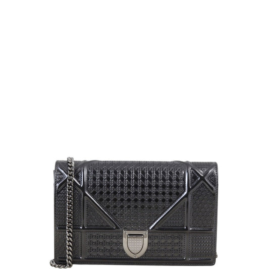 Dior Crossbody Bag ama Wallet on -Cannage 7 Micro Chain Shoulder Bag