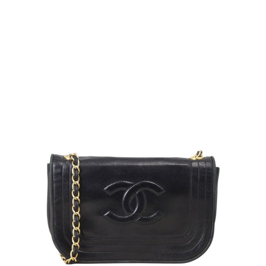 Chanel CC Timeless Full Bag Black Flap Crossbody Bag