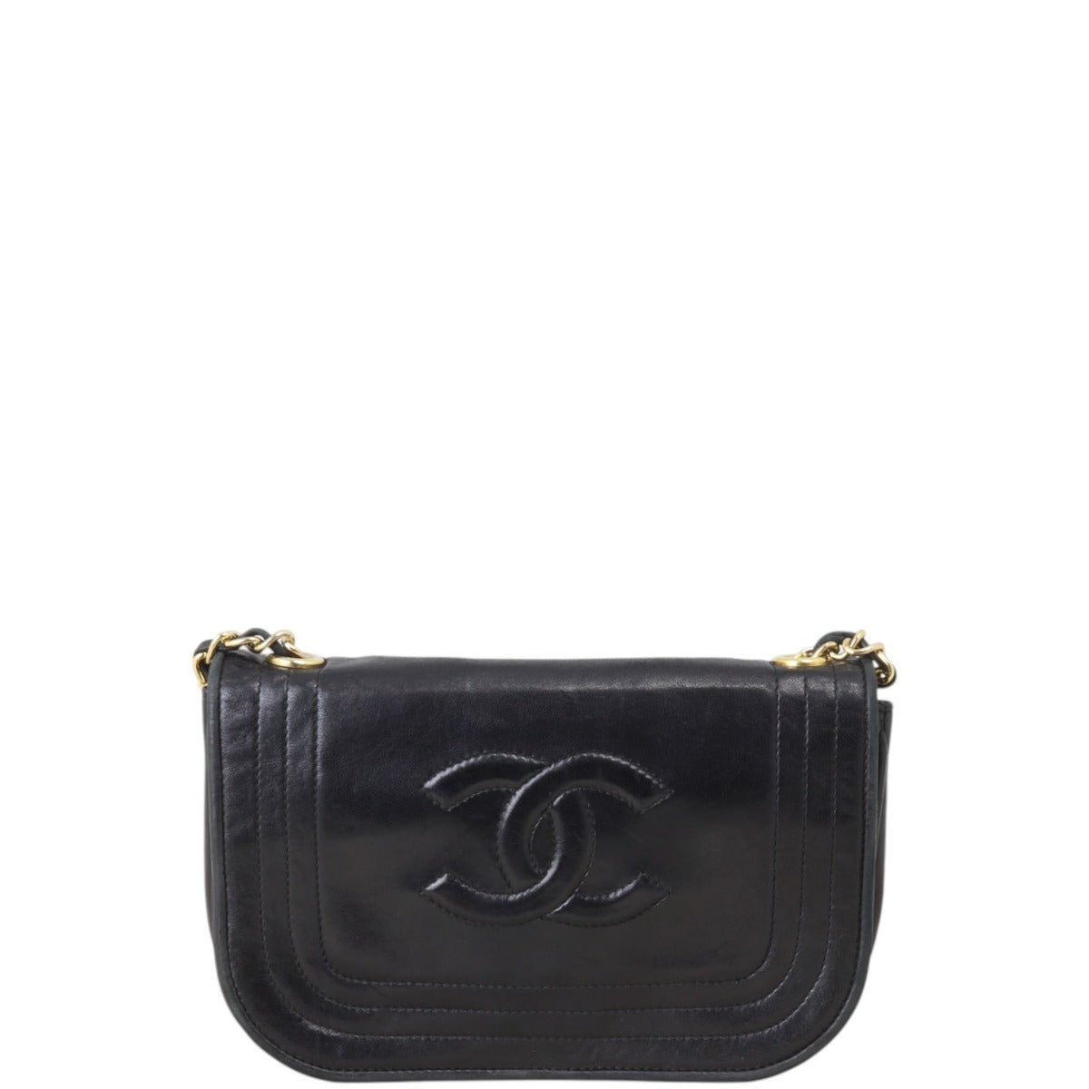 Chanel CC Timeless Full Bag Black Flap Crossbody Bag