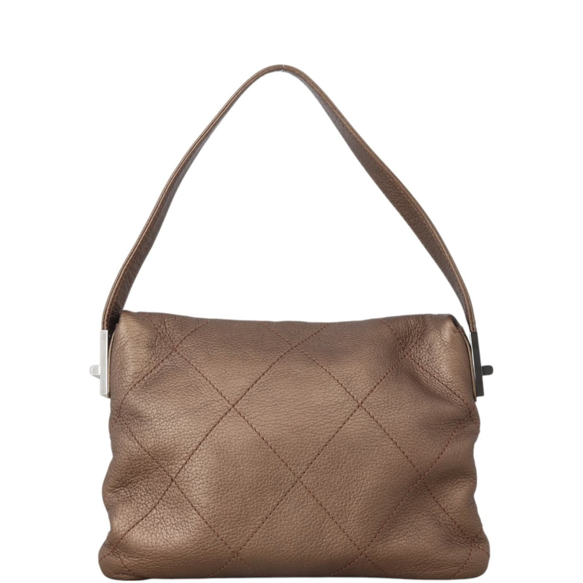 Chanel CC Shoulder Bag Brown Flap
