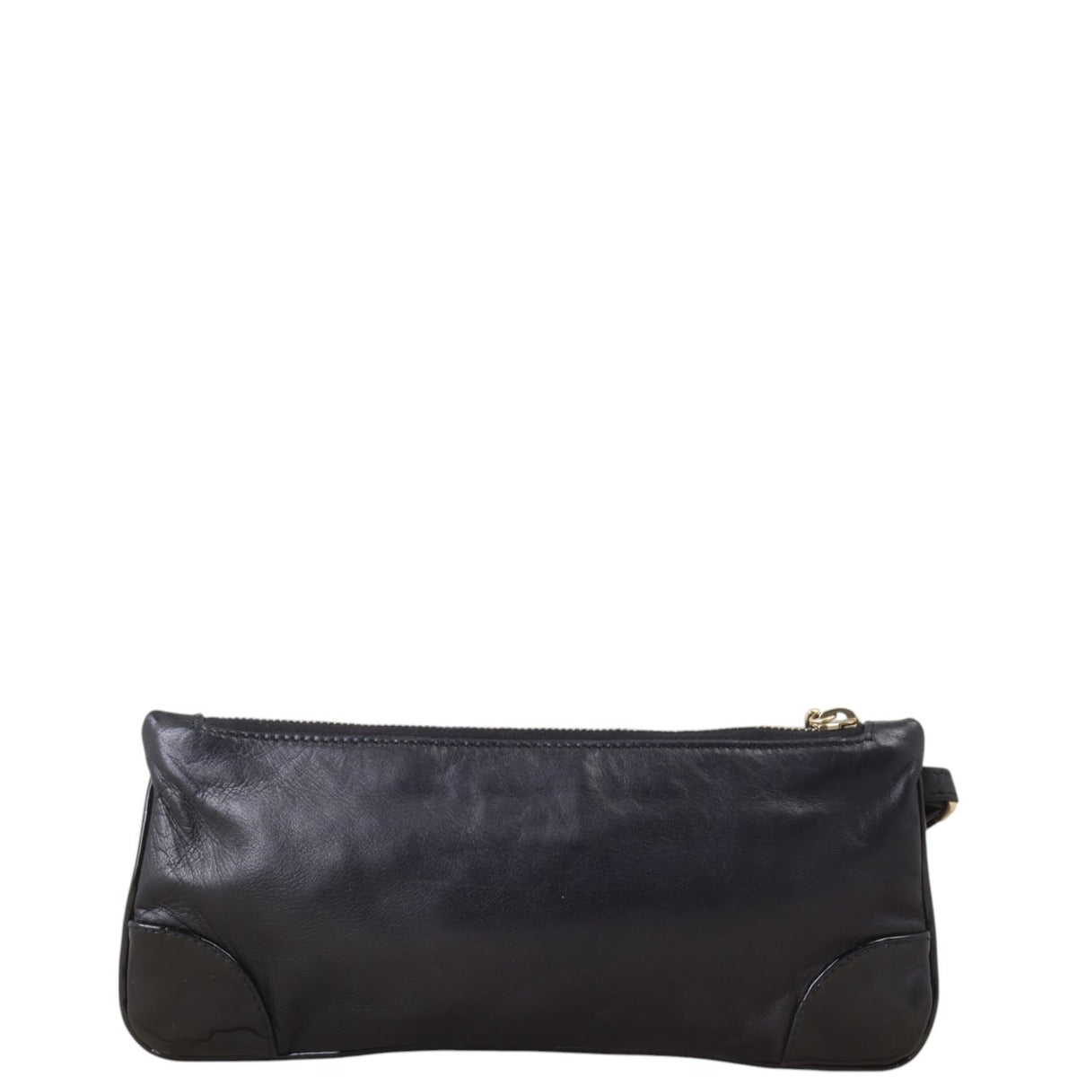 Chanel Camellia Wristlet Pouch Handbag Black Mini Mini Bag