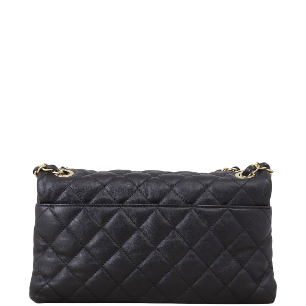 Chanel Soft Elegance Flap Bag Quilted Black Crossbody Bag