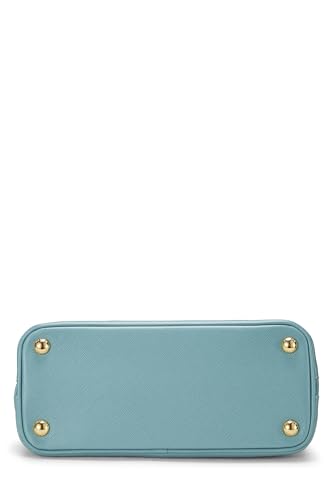 Prada Promenade Luxury Handbag Saffiano Blue Small Travel Bag Small Blue 1