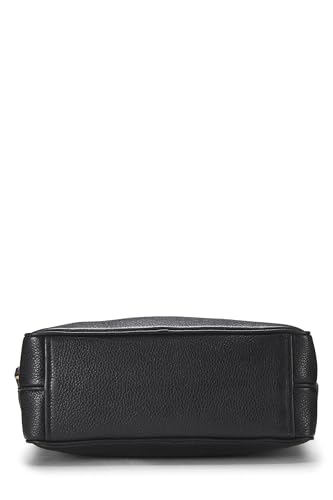 Prada Daino Double Camera Bag Vitello Black Zip Crossbody Bag