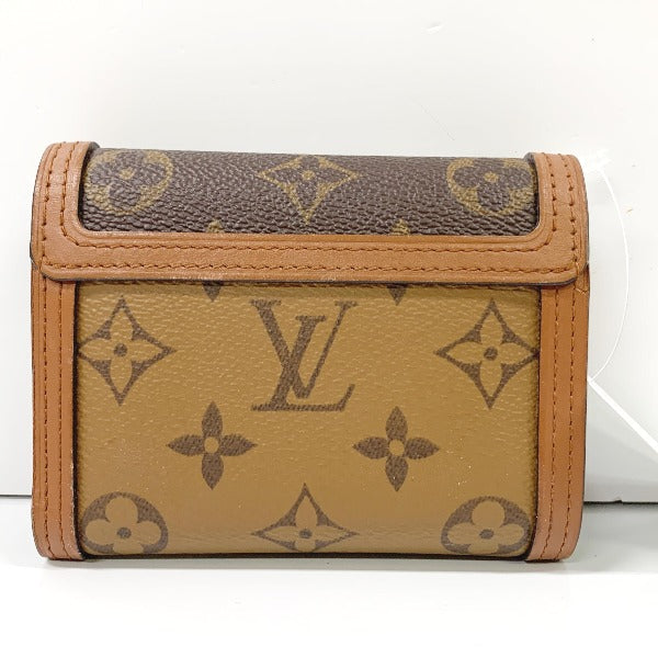 Louis Vuitton Coin M68725 PVC camel Portefeuille Monogram Leather Brown Handbag