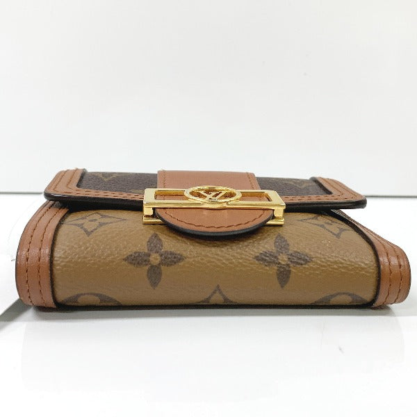 Louis Vuitton Coin M68725 PVC camel Portefeuille Monogram Leather Brown Handbag
