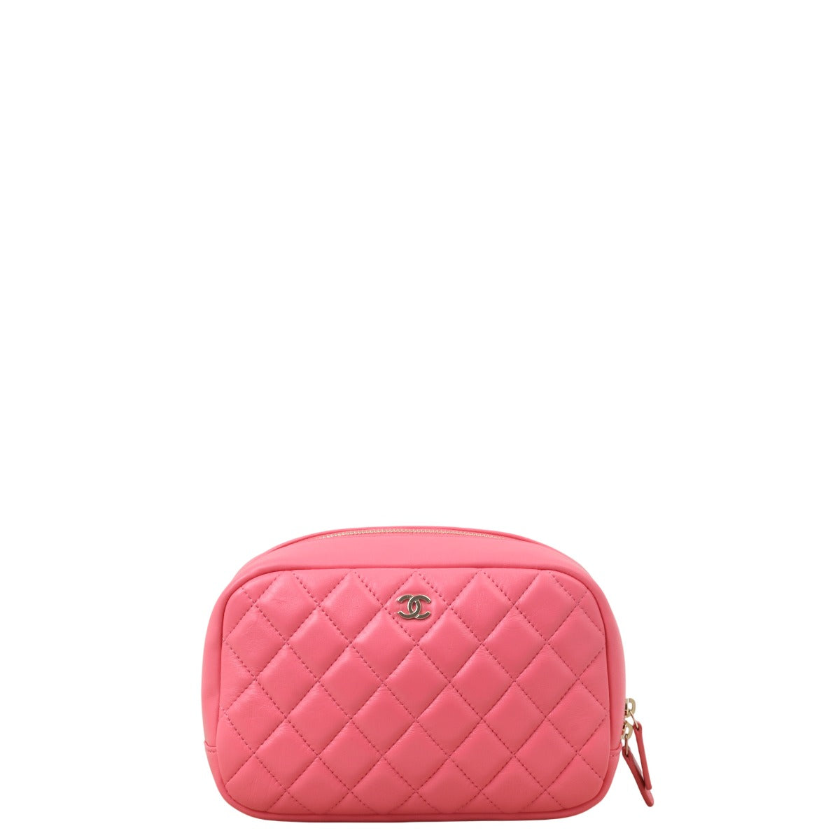 Chanel Curvy Cosmetic Case Handbag Mini Medium Mini Bag