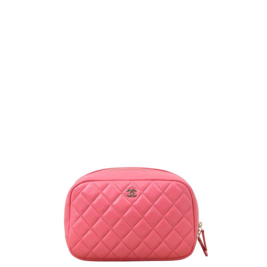 Chanel Curvy Cosmetic Case Handbag Mini Medium Mini Bag