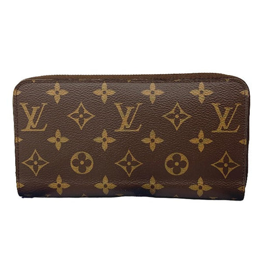 Louis Vuitton Long Purse M41895 Fuchsia Zip Monogram Canvas Wallet Case 0