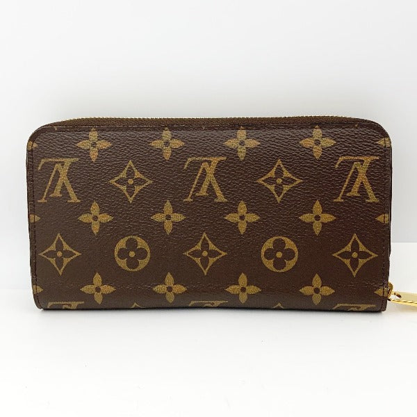 Louis Vuitton Long Purse M41895 Fuchsia Zip Monogram Canvas Wallet Case 0