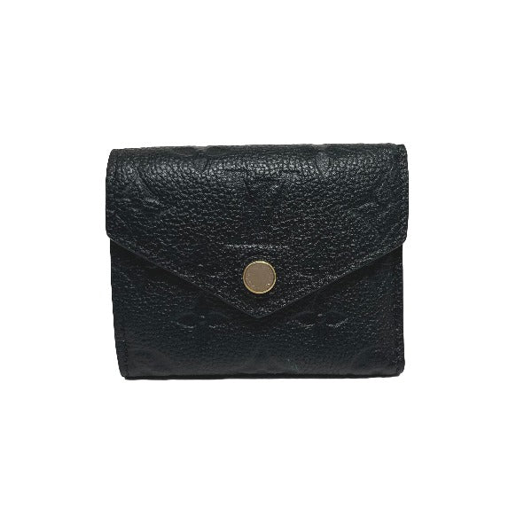 Louis Vuitton Tri-fold M62935 Ann Platt Noir Monogram Wallet Case