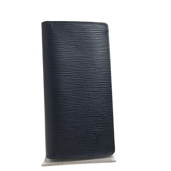 Louis Vuitton Long Purse M61816 Epi Marine Leather Blue Wallet Case