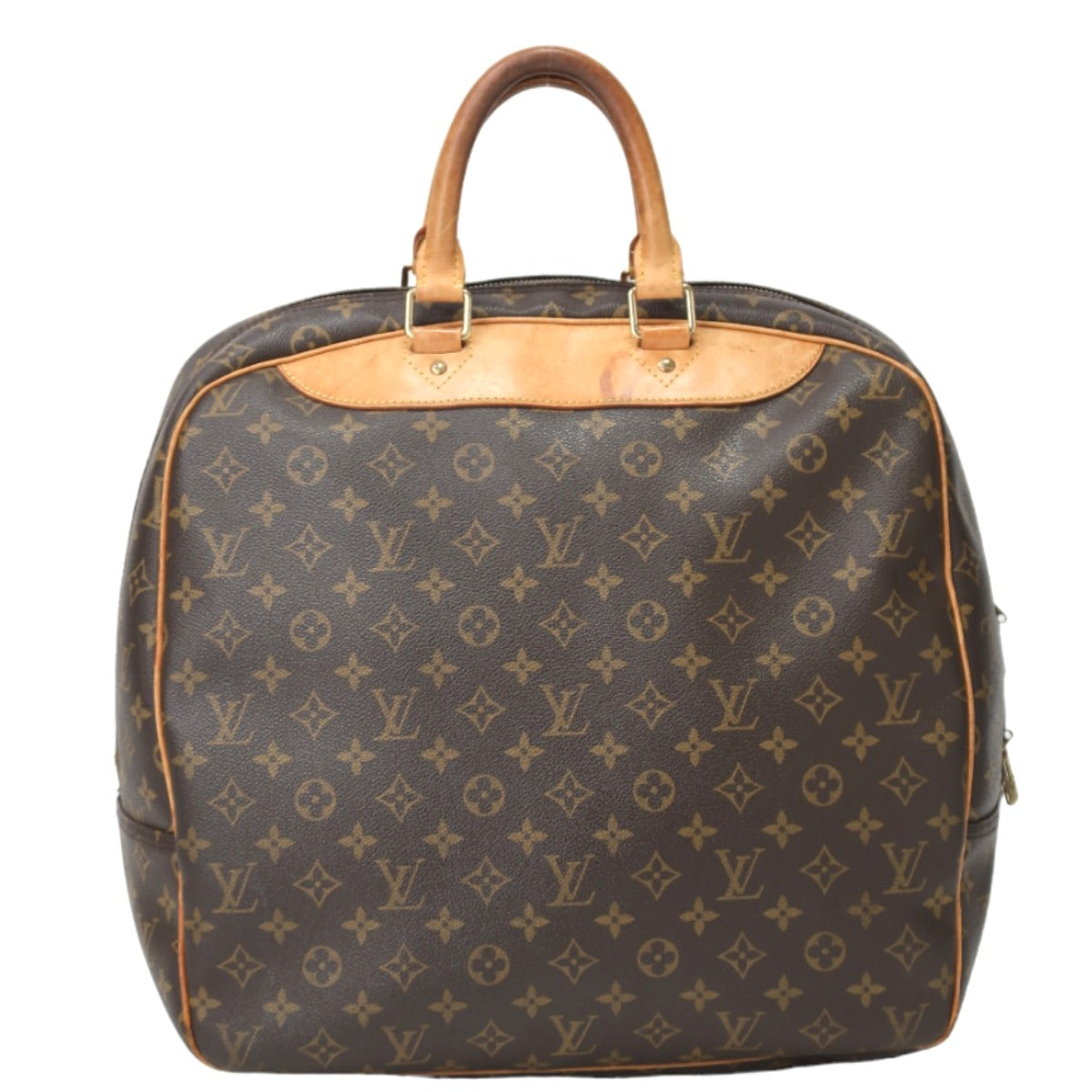 Louis Vuitton Boston Duffel M41443 Sports Evasion Monogram Canvas Brown Travel Bag