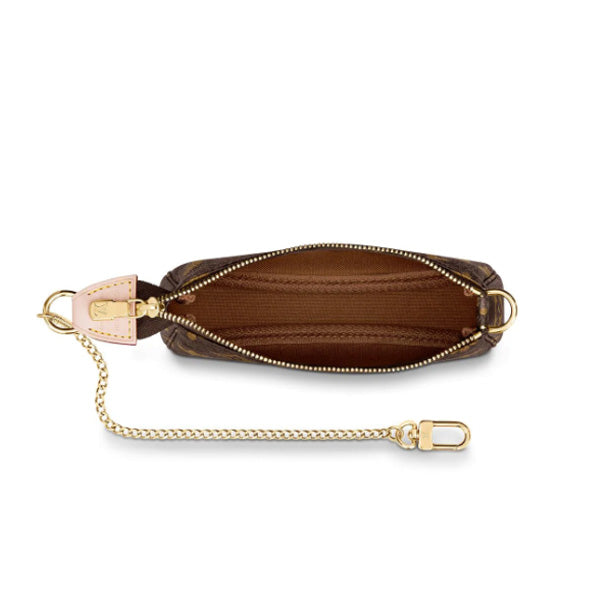 Louis Vuitton Pouch M58009 accessories pouch Pochette Monogram Canvas Brown Mini Clutch Bag 0