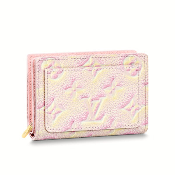 Louis Vuitton Bifold M81529 Ann Platt Light Monogram Pink Wallet Case 0