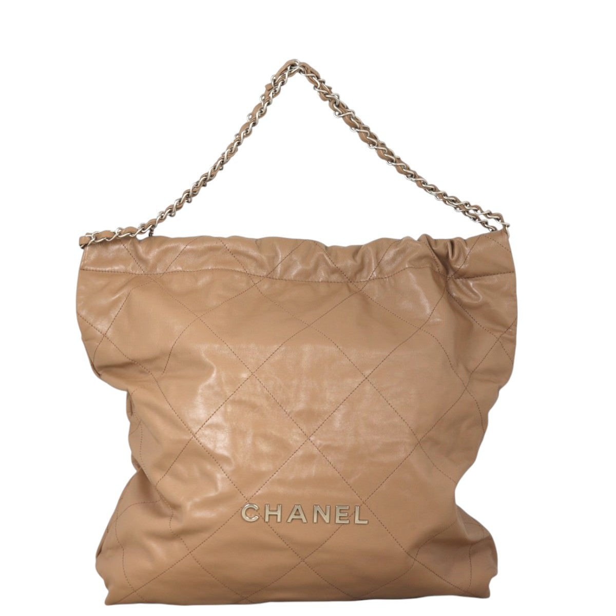 Chanel 22 Hobo Quilted Brown Shoulder Bag