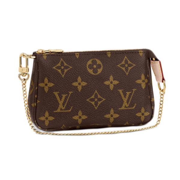 Louis Vuitton Pouch M58009 accessories pouch Pochette Monogram Canvas Brown Mini Clutch Bag