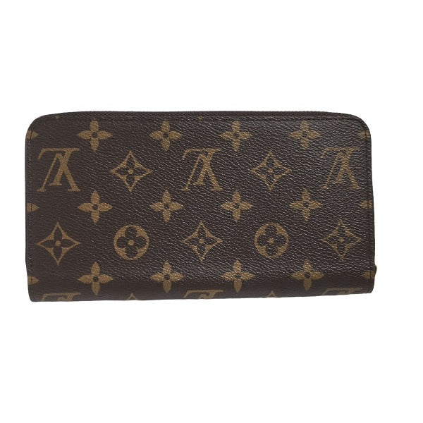 Louis Vuitton Long Purse M41895 Fuchsia Zip Monogram Canvas Wallet Case 4