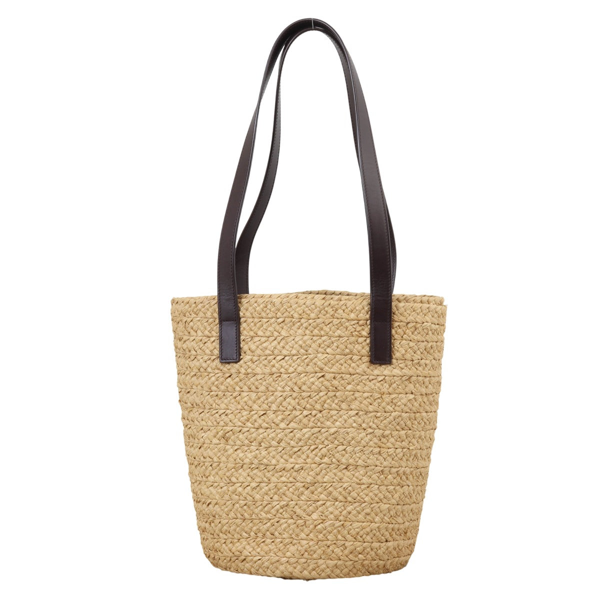 YSL Saint Laurent Saint Laurent Panier Tote Raffia Tote Bag