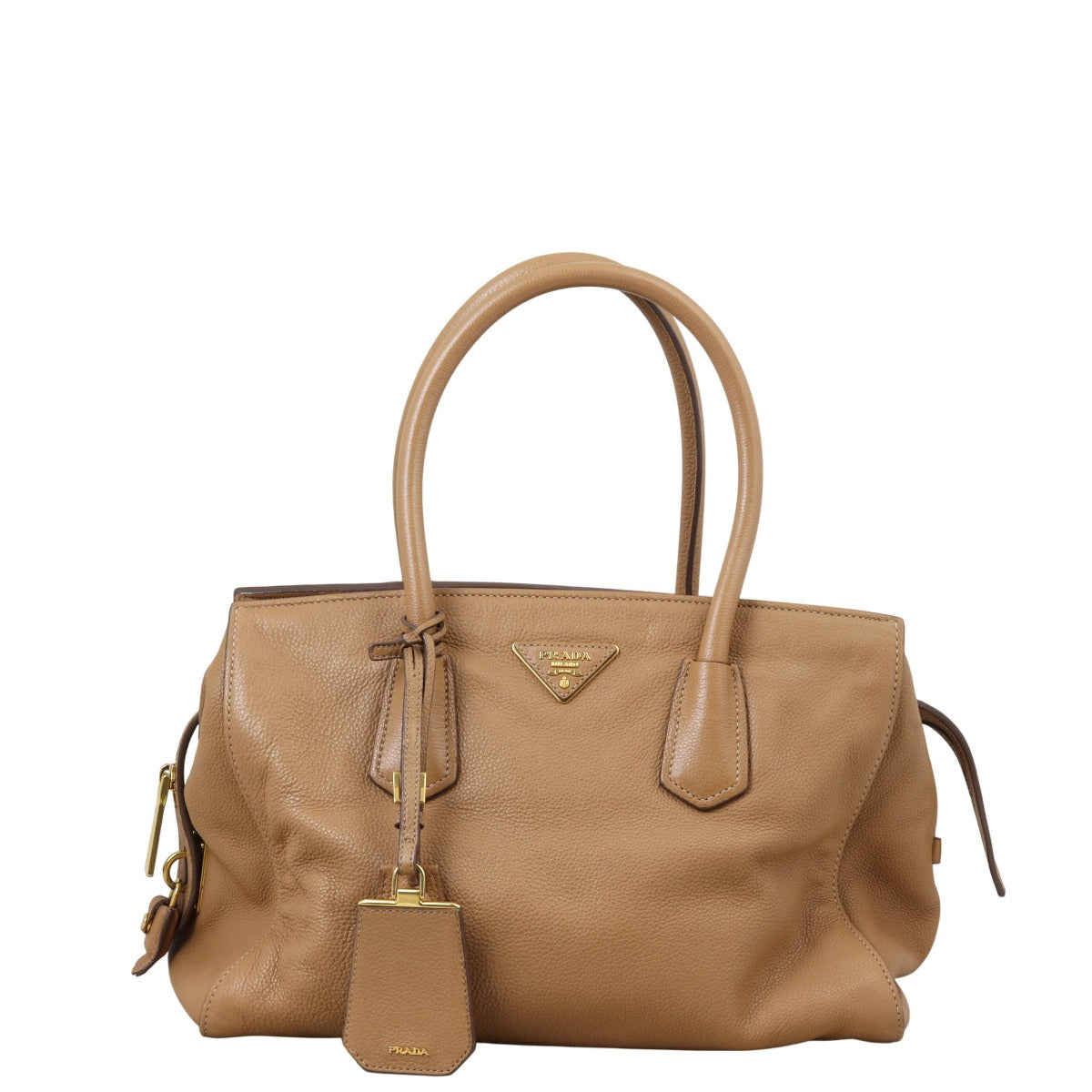 Prada Vitello Grain Two Way Tote Handbag Tote Bag