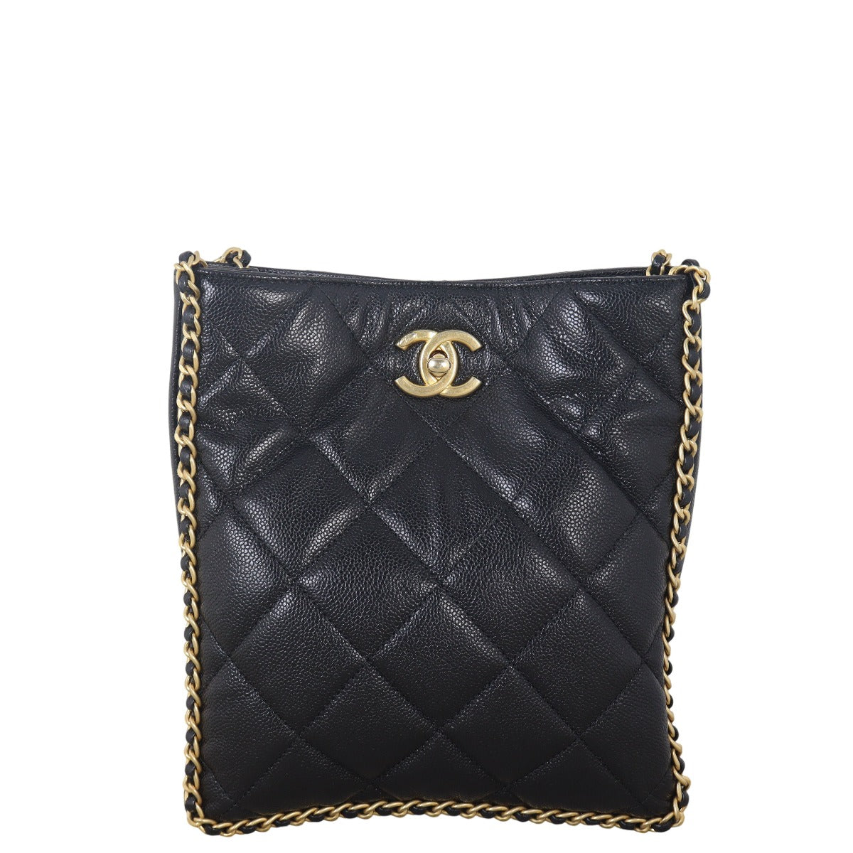 Chanel CC Bag Quilted Black Shoulder Bag