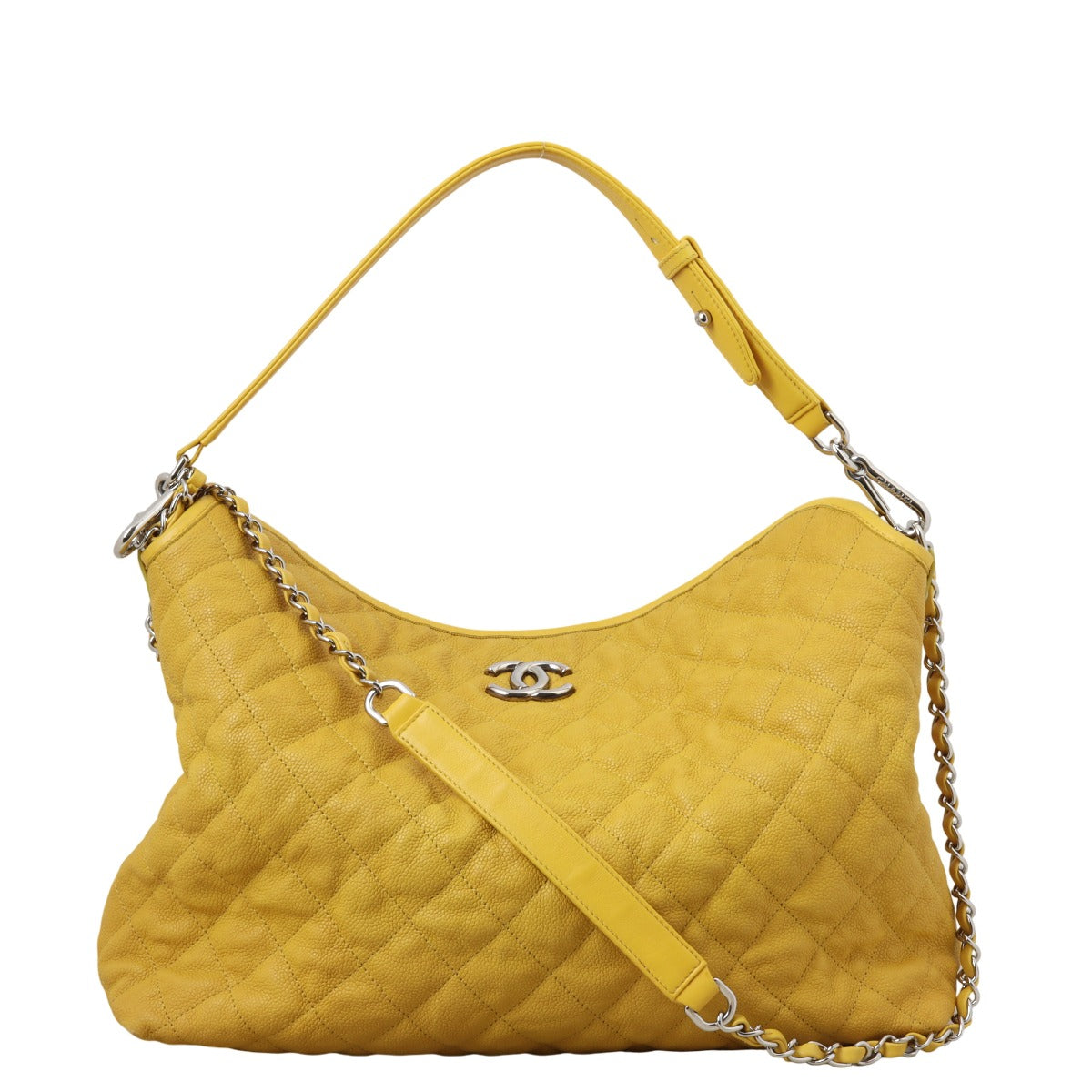 Chanel French Riviera Hobo Quilted Shoulder Bag