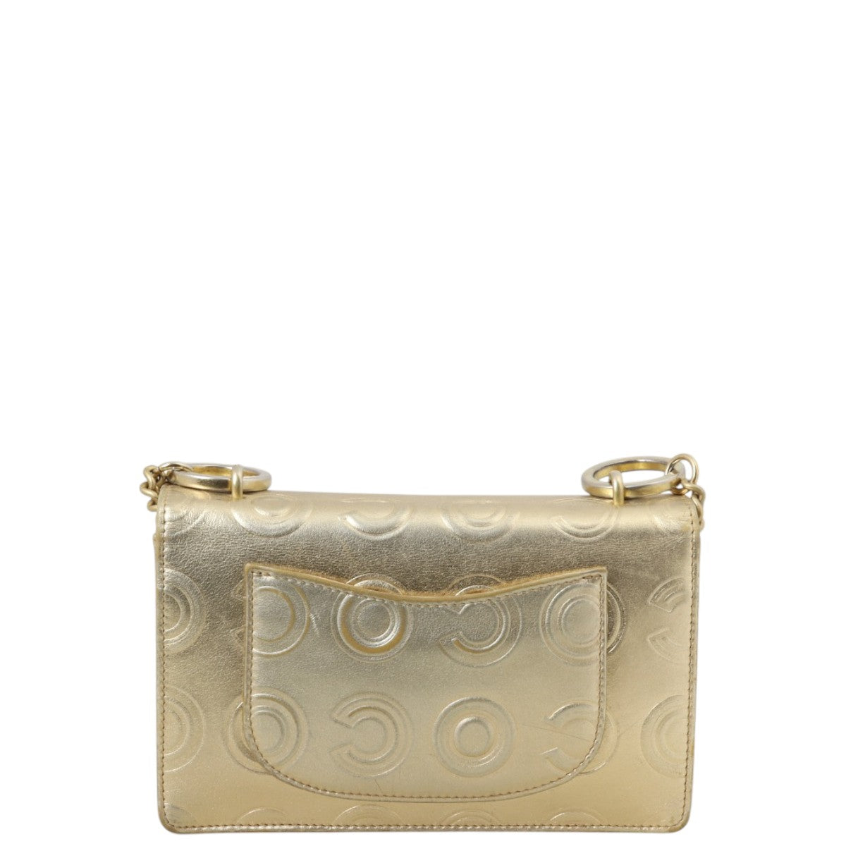 Chanel Coco Embossed Bag Flap Crossbody Bag