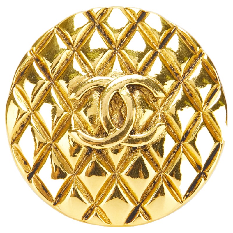 Matelassé Coco Mark Brooch Matelasse