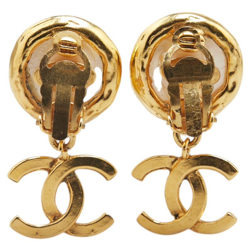 Coco Mark Swing Earrings Jewelry Gold Plated