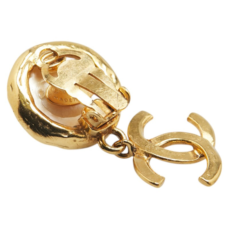 Coco Mark Swing Earrings Jewelry Gold Plated