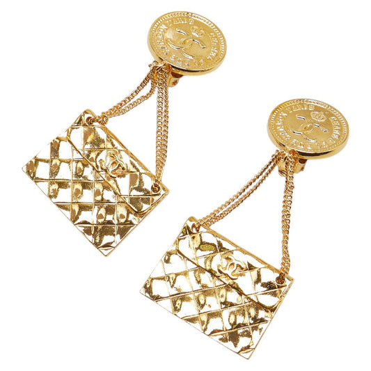 Chanel Coco Mark 31 RUE Matelassé Earrings Jewelry