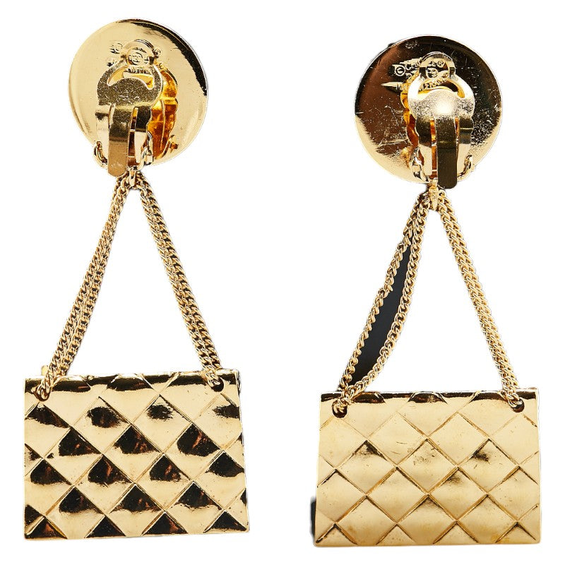 Chanel Coco Mark 31 RUE Matelassé Earrings Jewelry