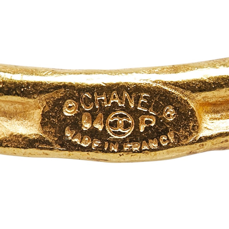 Chanel Gold Plated Coco Mark Cross Brooch