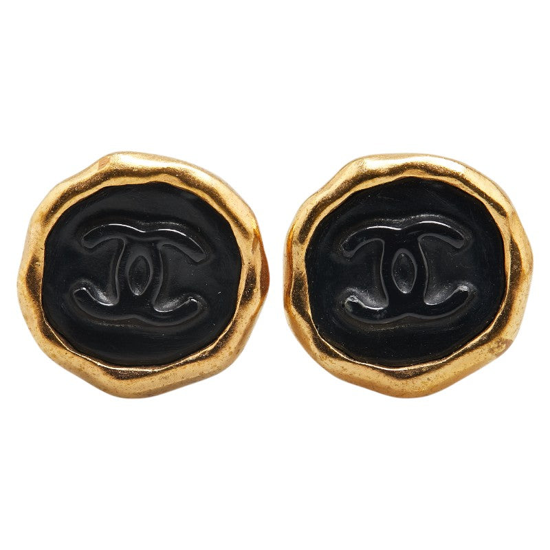 Coco Mark Earrings Jewelry Plated Plastic