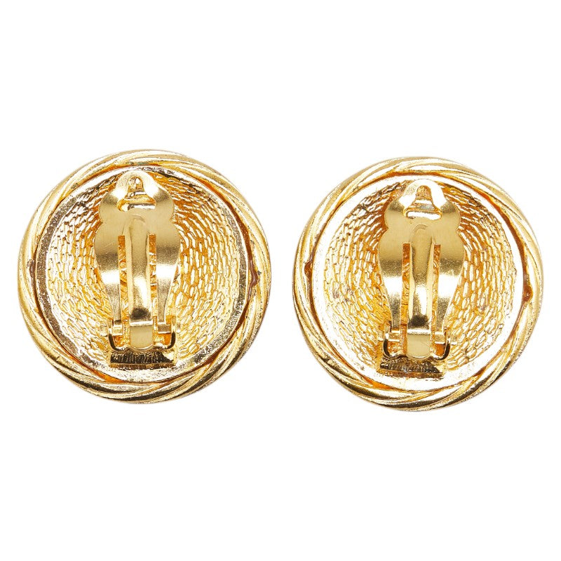 Coco Mark Earrings Jewelry Plated Gold