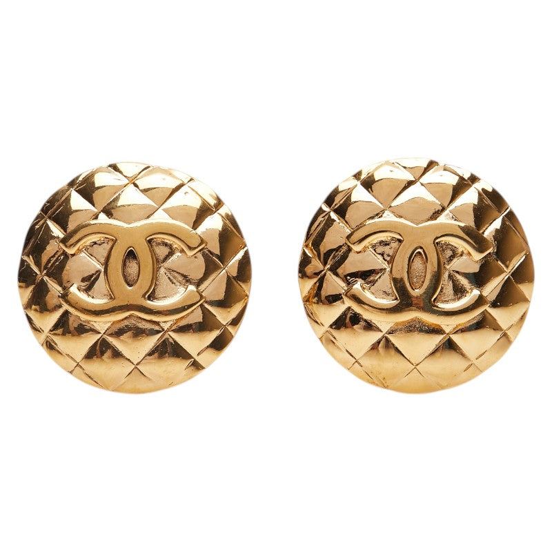 Coco Mark Matelasse Earrings Jewelry Signature