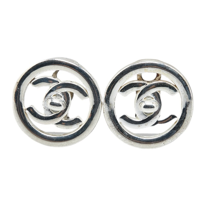 Chanel Coco Mark Turnlock Earrings Jewelry