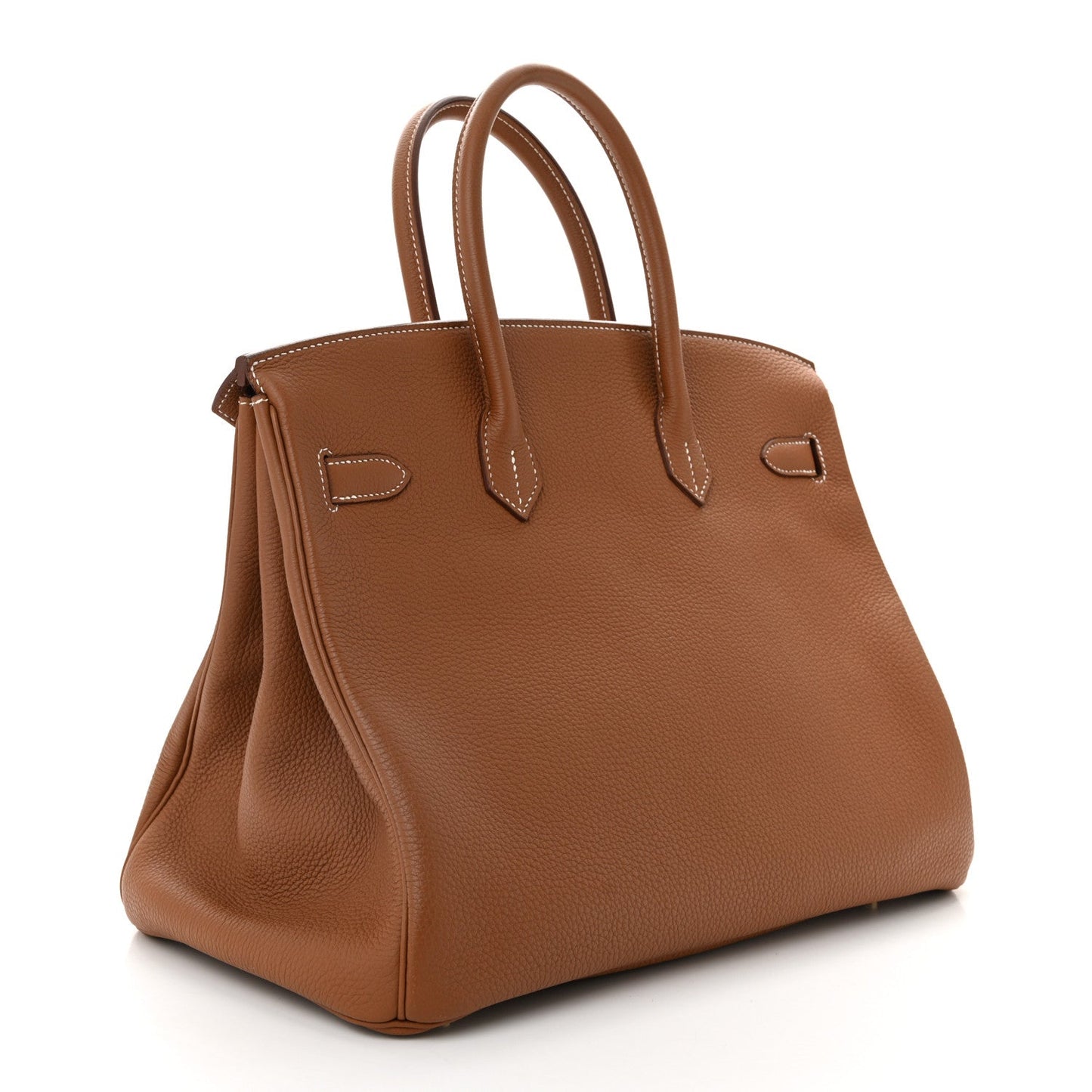 Hermes Togo Birkin Handbag Gold Travel Bag 35 Gold 1742356