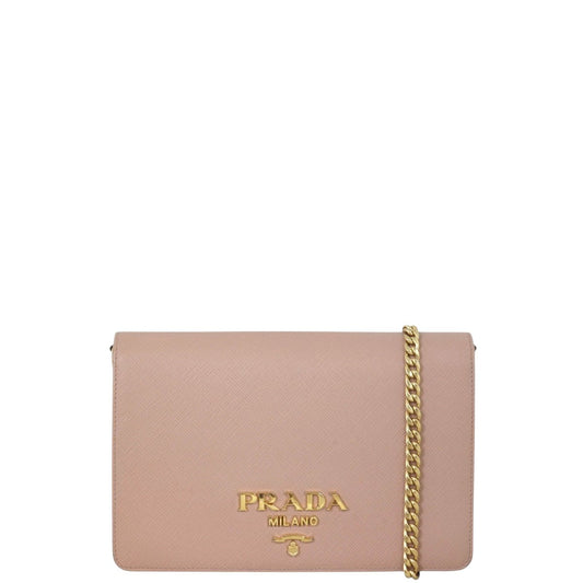 Prada Crossbody Bag Bag Saffiano Mini Chain Shoulder Bag