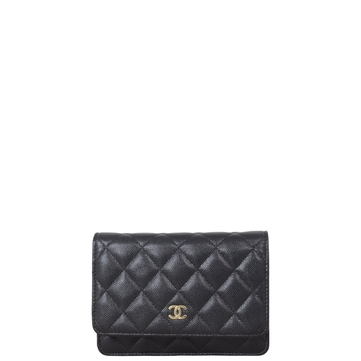 Chanel Classic Wallet On Chain Handbag Quilted Black Crossbody Bag