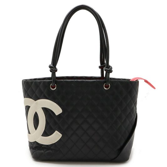 Chanel Soft Calf Cambon Line Large Tote Shoulder Bag