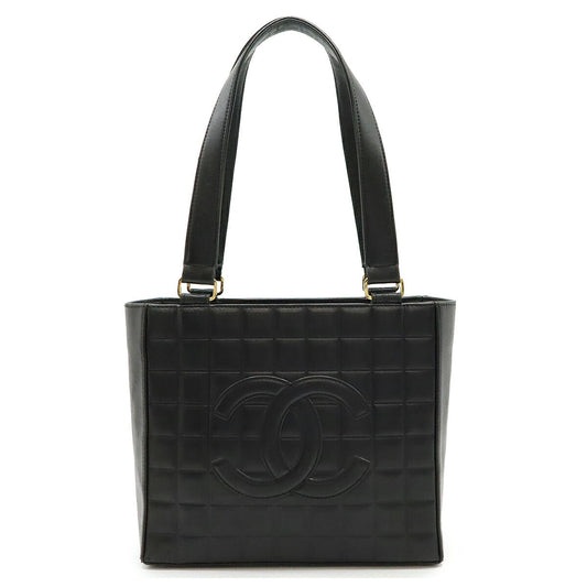 Chanel Lambskin Choco Bar Tote Bag