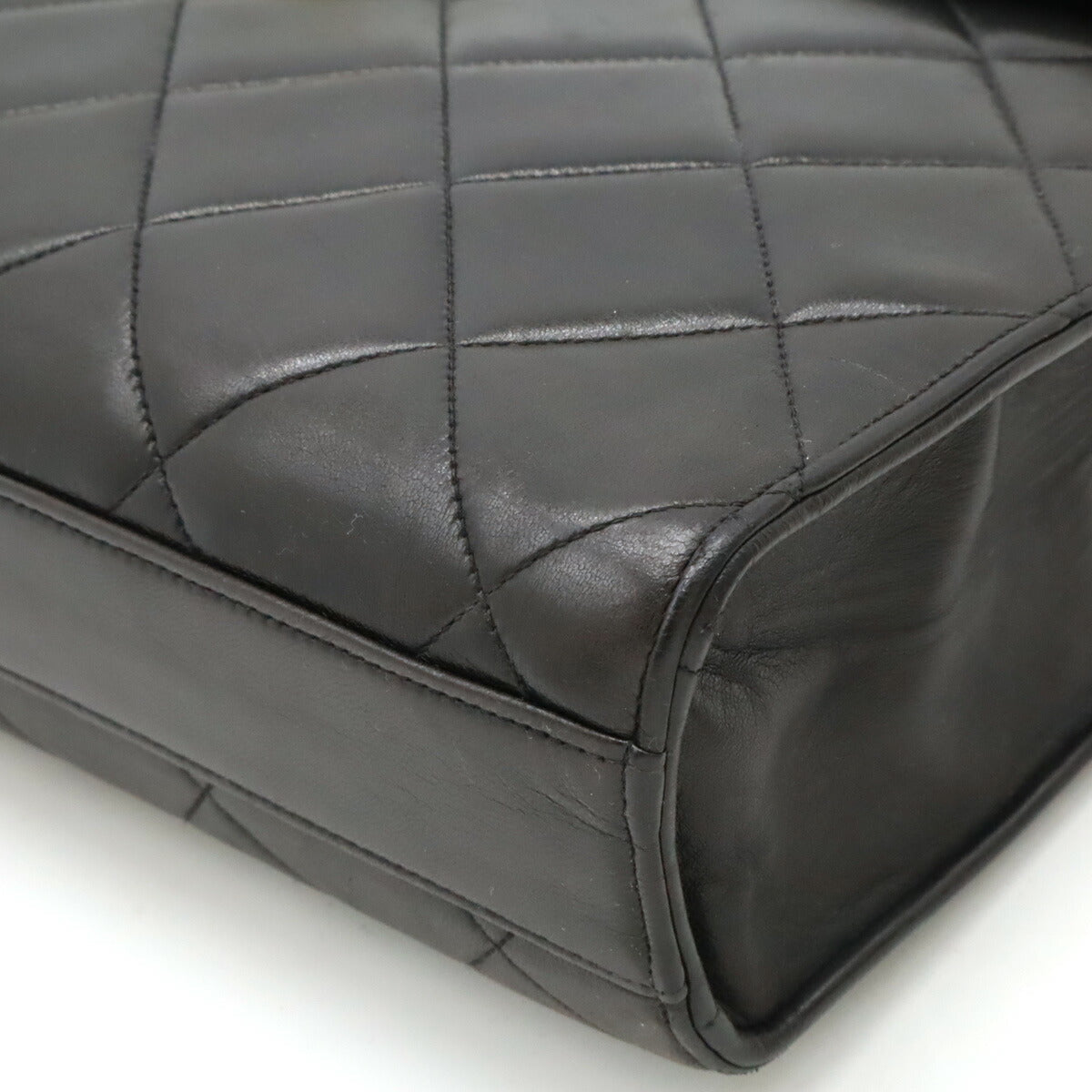Chanel Leather Matelasse Coco Mark Briefcase Bag