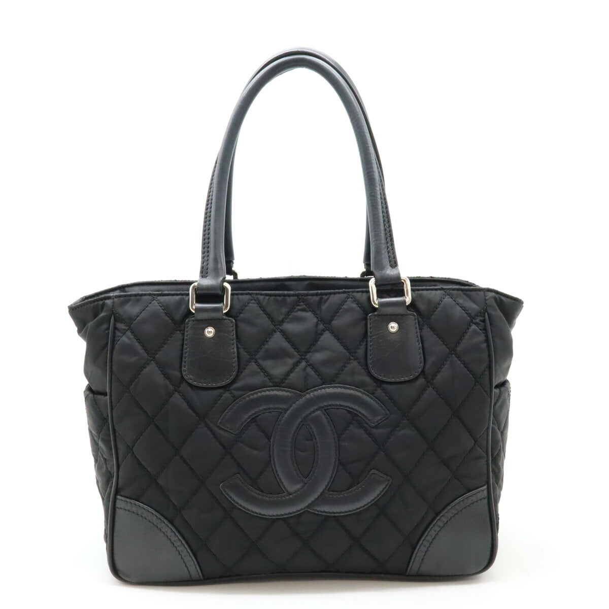Chanel Nylon Canvas/Leather Paris New York Matelasse 2way Bag