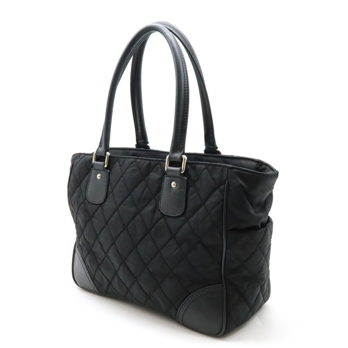 Chanel Nylon Canvas/Leather Paris New York Matelasse 2way Bag