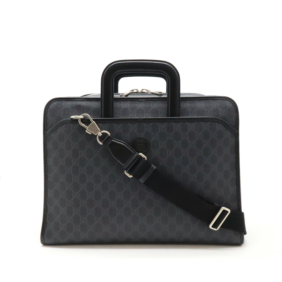Gucci Supreme 2Way Briefcase Handbag Travel Bag