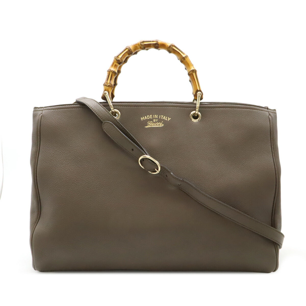 Gucci Bamboo Shopper 2Way Bag Leather Travel Bag Bag 323658