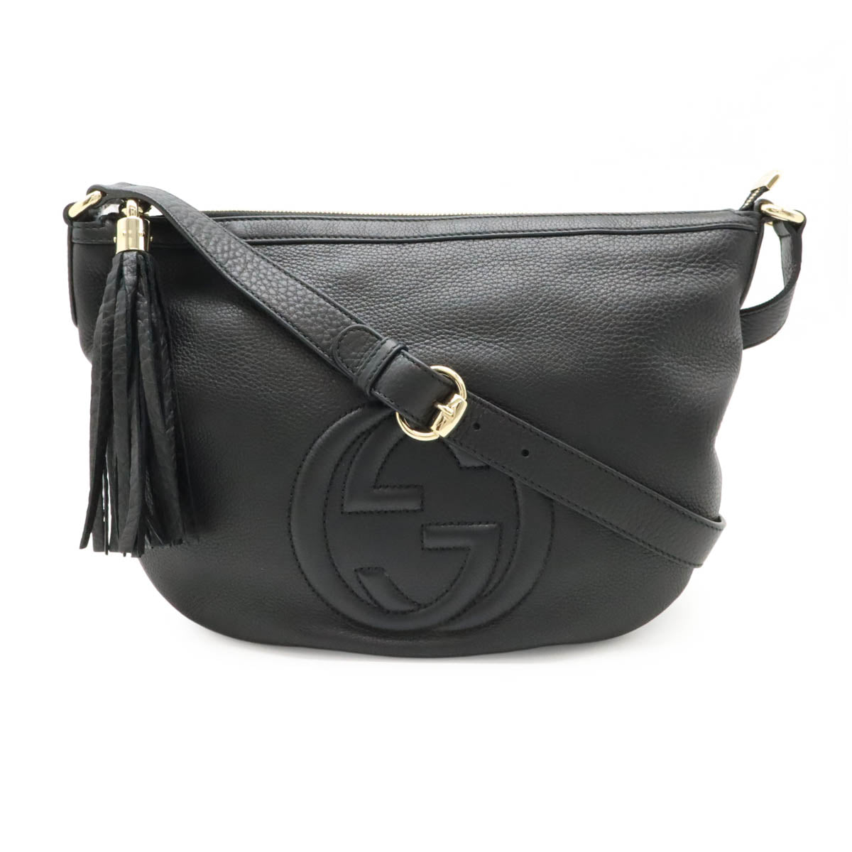 Gucci Soho Interlocking Shoulder Bag Leather 3